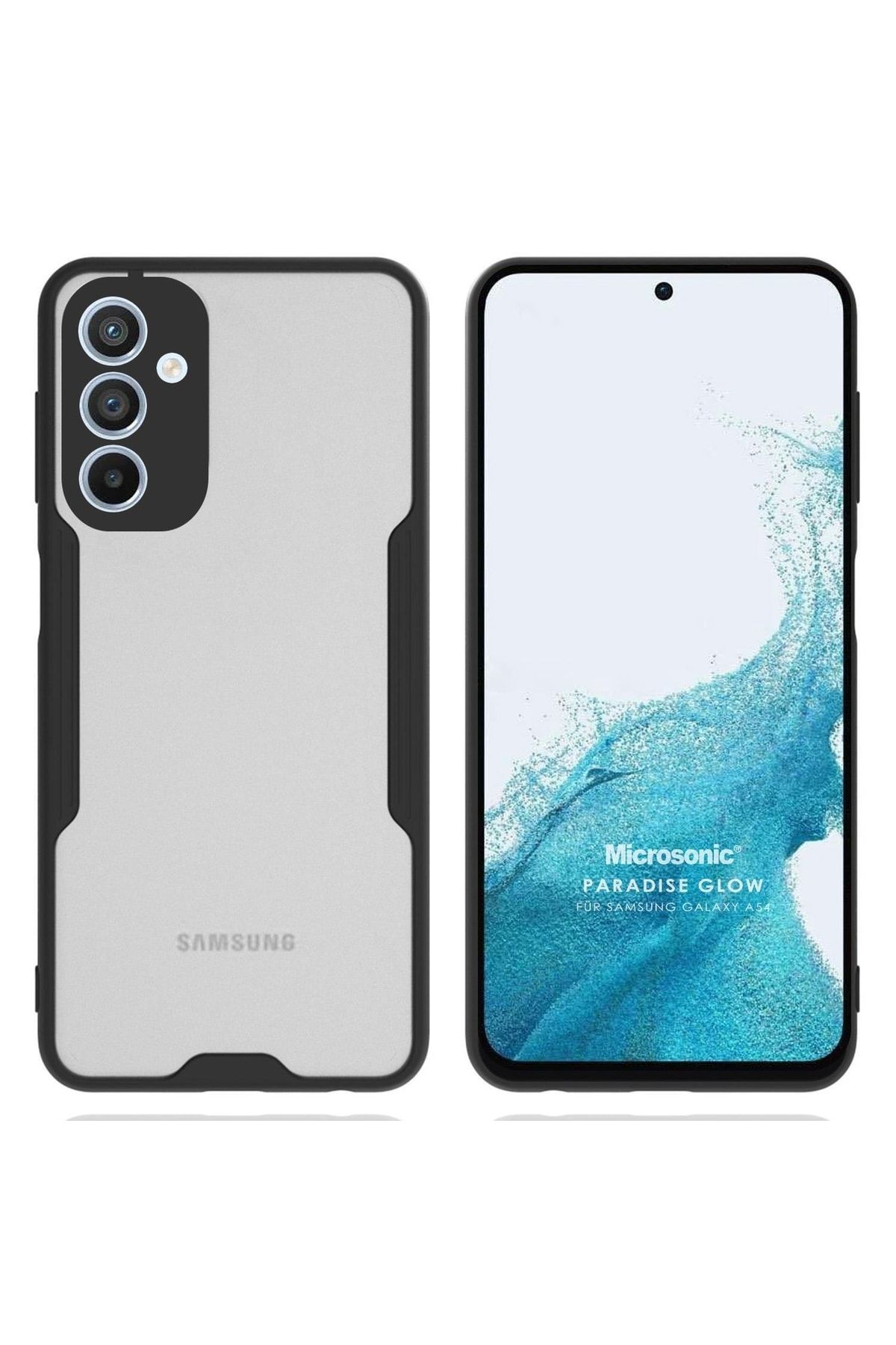 Microsonic Samsung Galaxy A34 Kılıf Paradise Glow Siyah