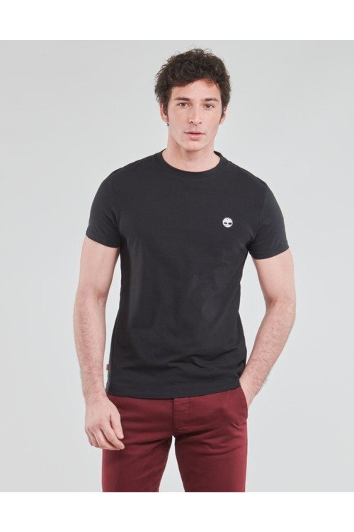 Timberland Chest Pocket Ss T-shirt Black Erkek