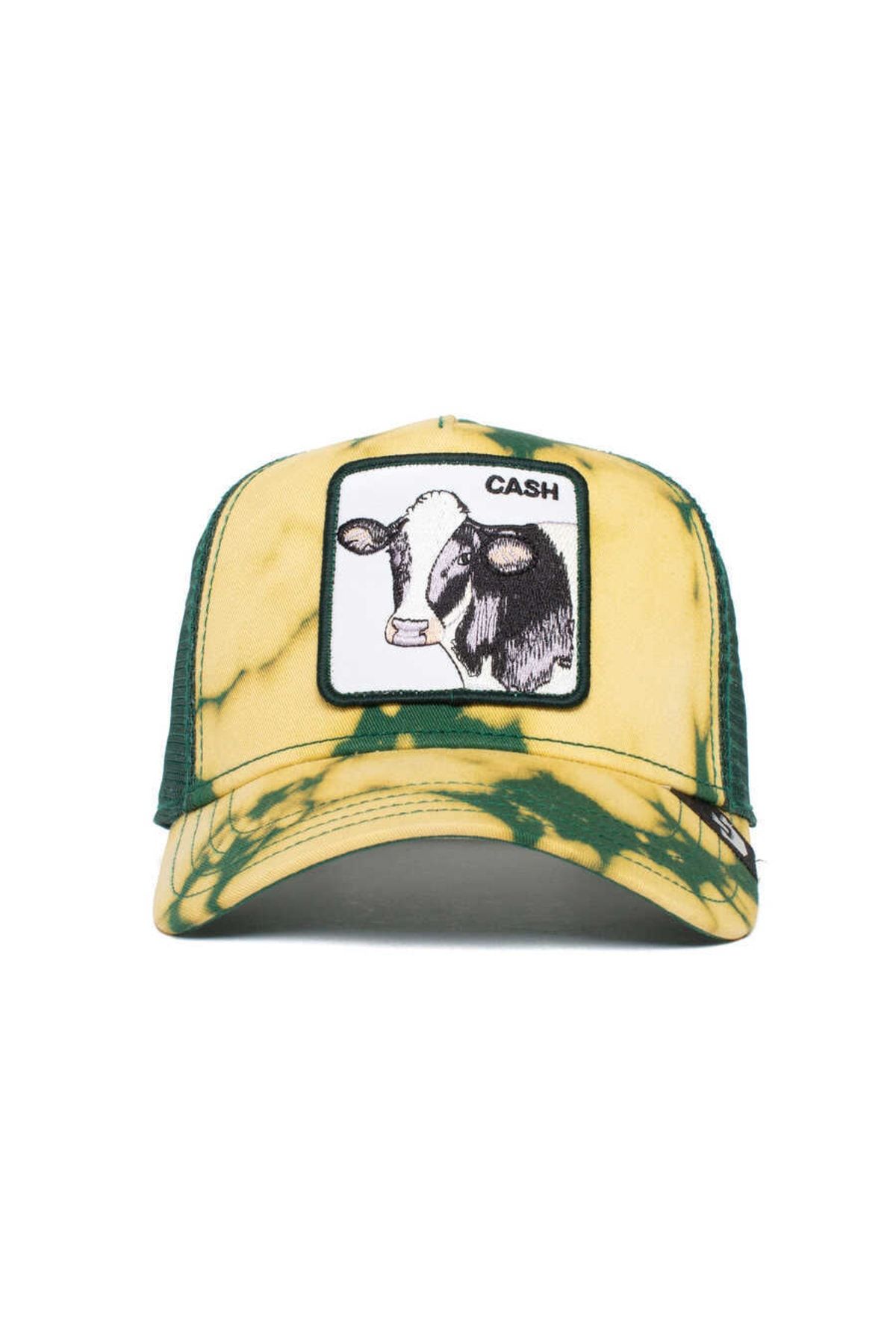 Goorin Bros . Acid Cow ( Inek Figürlü ) Şapka 101-0847 Yeşil Standart