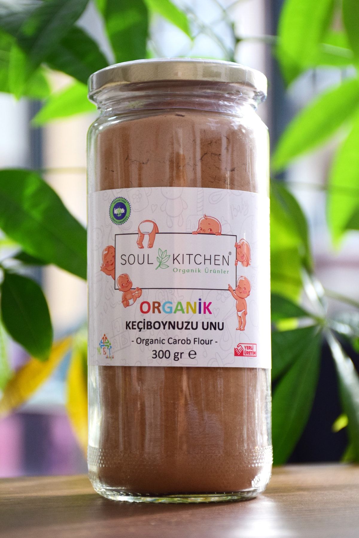 Soul Kitchen Organik Ürünler 7ay Organik Bebek Keçiboynuzu Unu 300gr -sertifikalı Organik