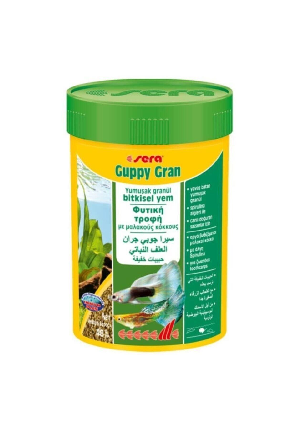 Sera Guppy Gran Lepistes Granül Balık Yemi 100ml (48gr)