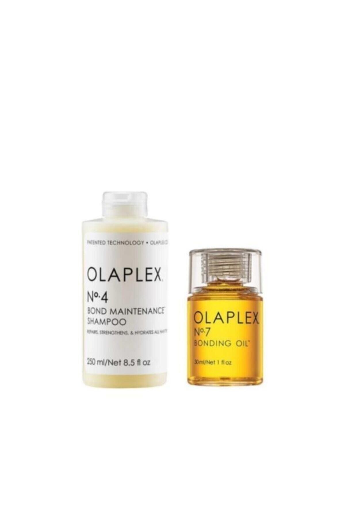 Olaplex No:4 Bakım Şampuan 250 ml+ No:7 Bakım Yağı 30 ml
