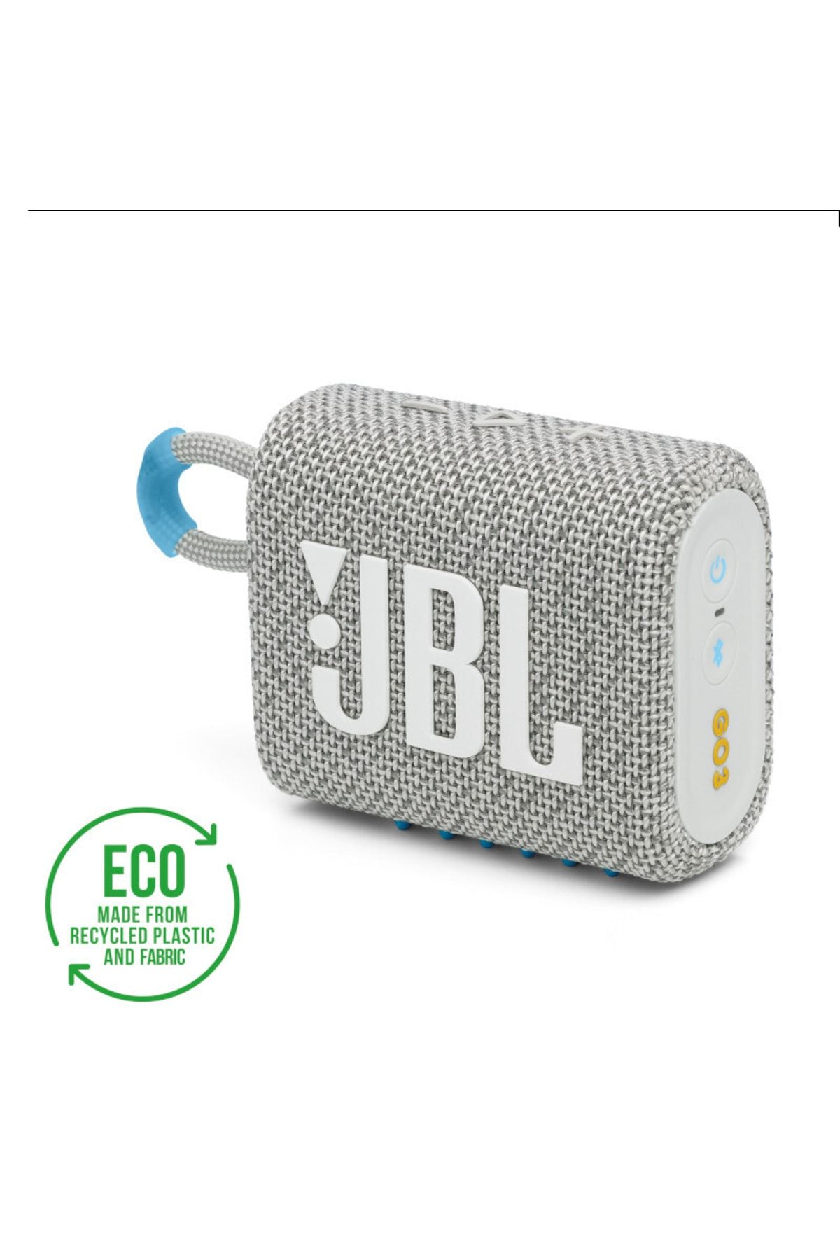 JBL Go3, Ekolojik Bluetooth Hoparlör, Ip67, Beyaz