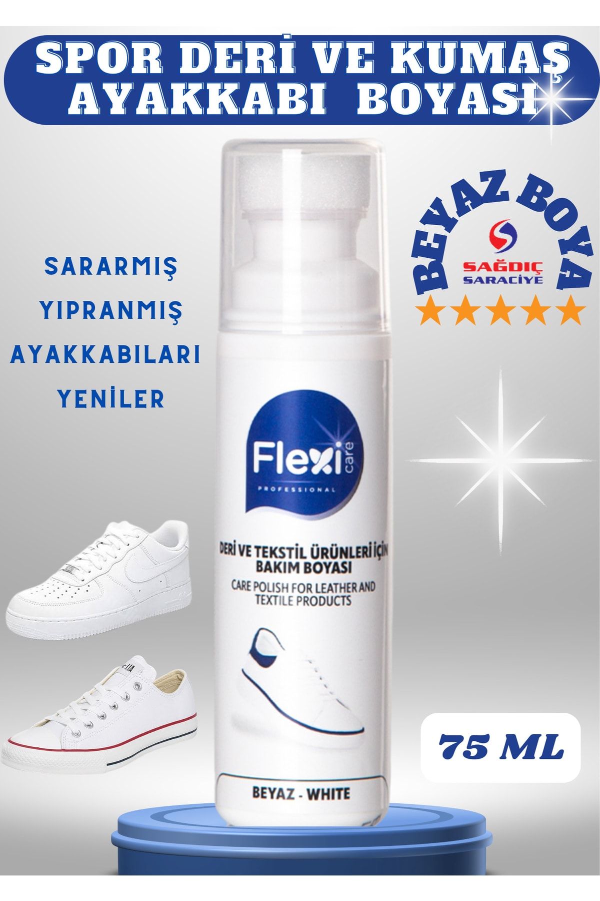 FLEXİCARE Flexi Care Beyaz Spor Ayakkabı Boyası