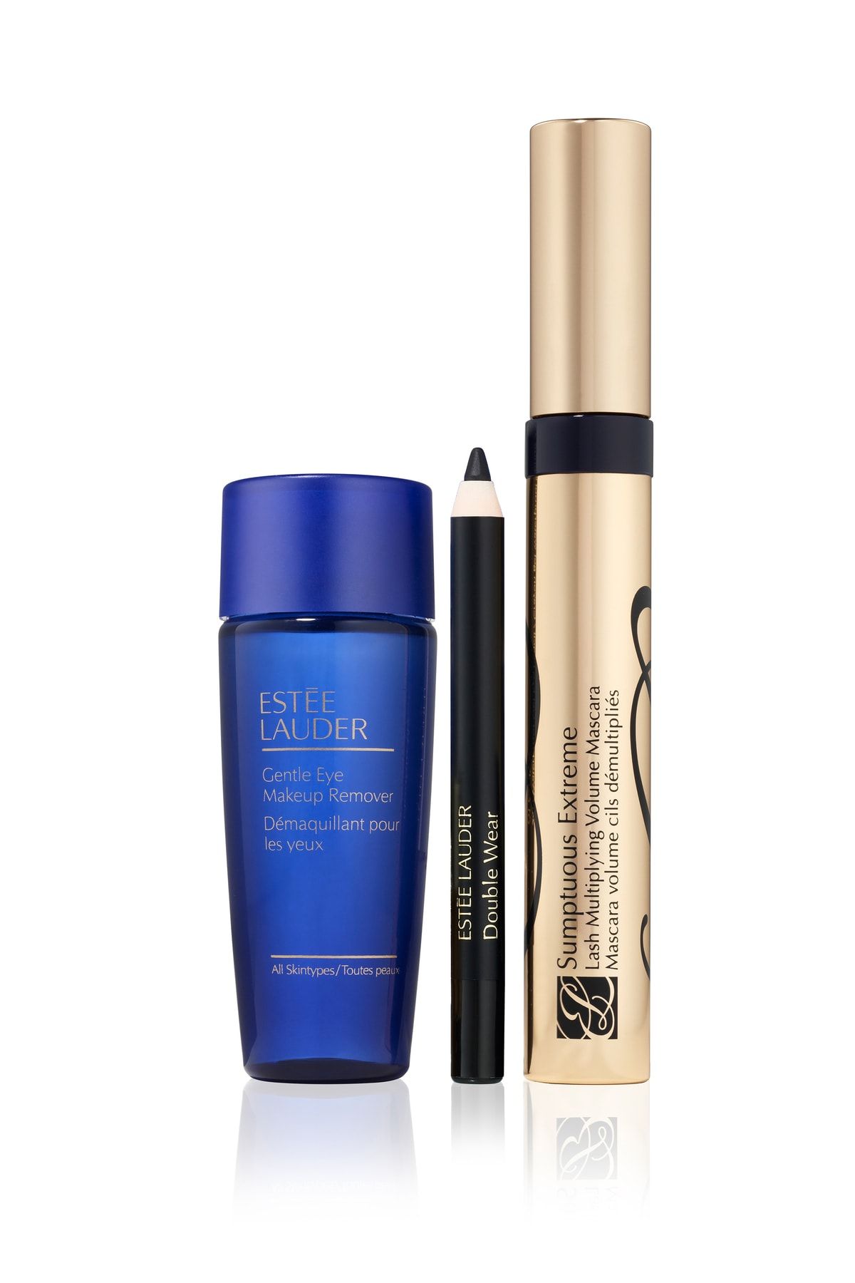 Estee Lauder Sumptuous Extreme Maskara Göz Bakım / Makyaj Seti - Maskara 8ml, Siyah Göz Kalemi, Temizleyici 30ml