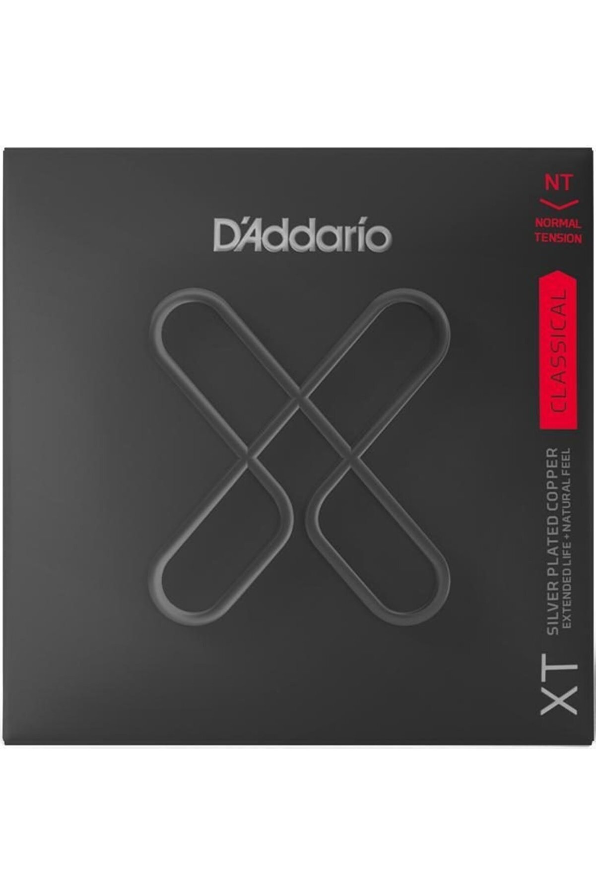 D'Addario Klasik Gitar Tel Seti, Nylon Core, Sılverplated