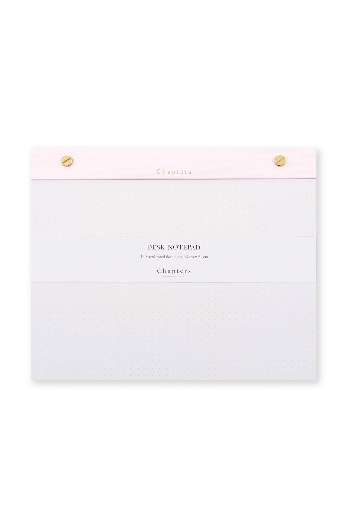 Chapters Large Notepad, Pink
