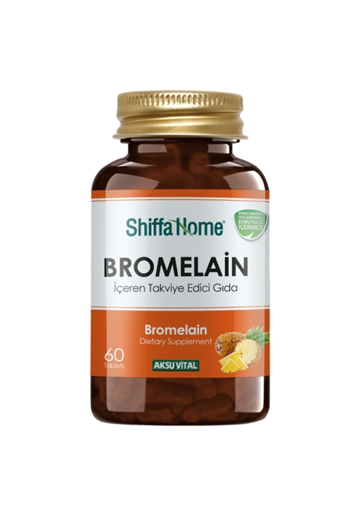 Aksu Vital Ödem Atmaya Yardımcı Bromelain 60 Tablet