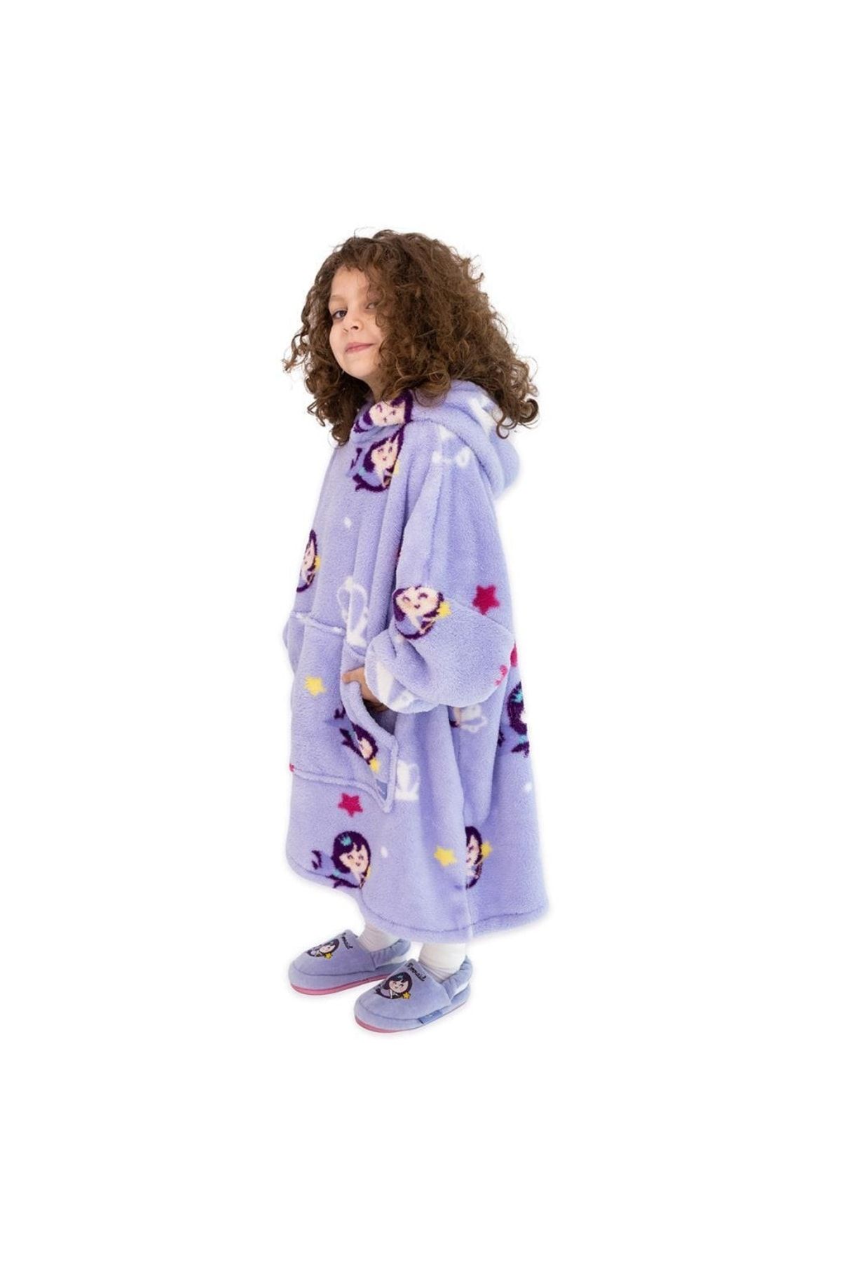 Milk & Moo Giyilebilir Çocuk Battaniye Küçük Deniz Kızı