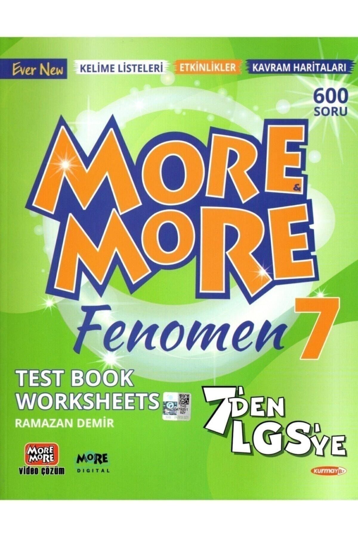 Kurmay ELT More And More 7. Sınıf Fenomen English Test Book Worksheets