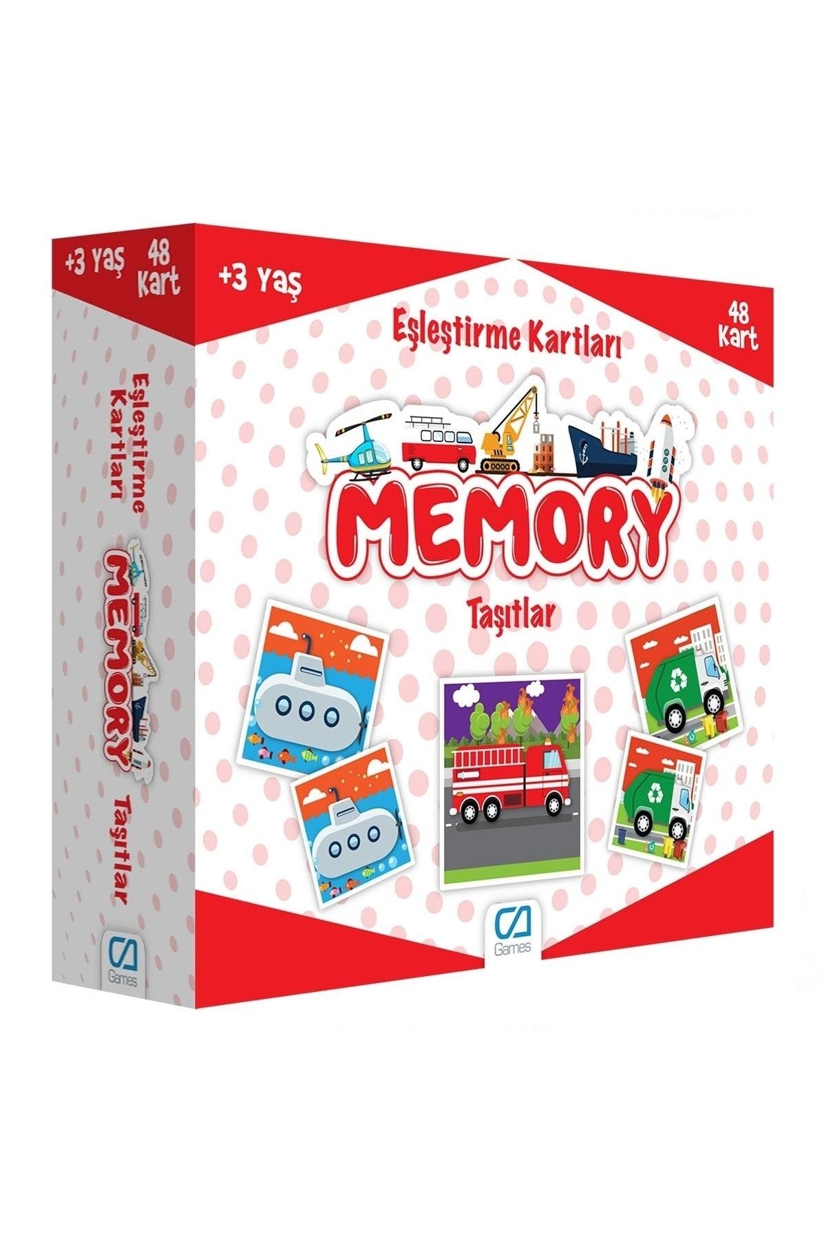 CA Games Memory Eşleştirme Kartları Taşıtlar