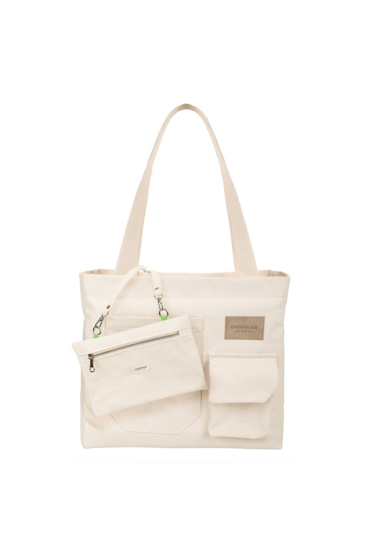 Endemique Studio Endémique Studio La Lune Tote Bag Cotton White