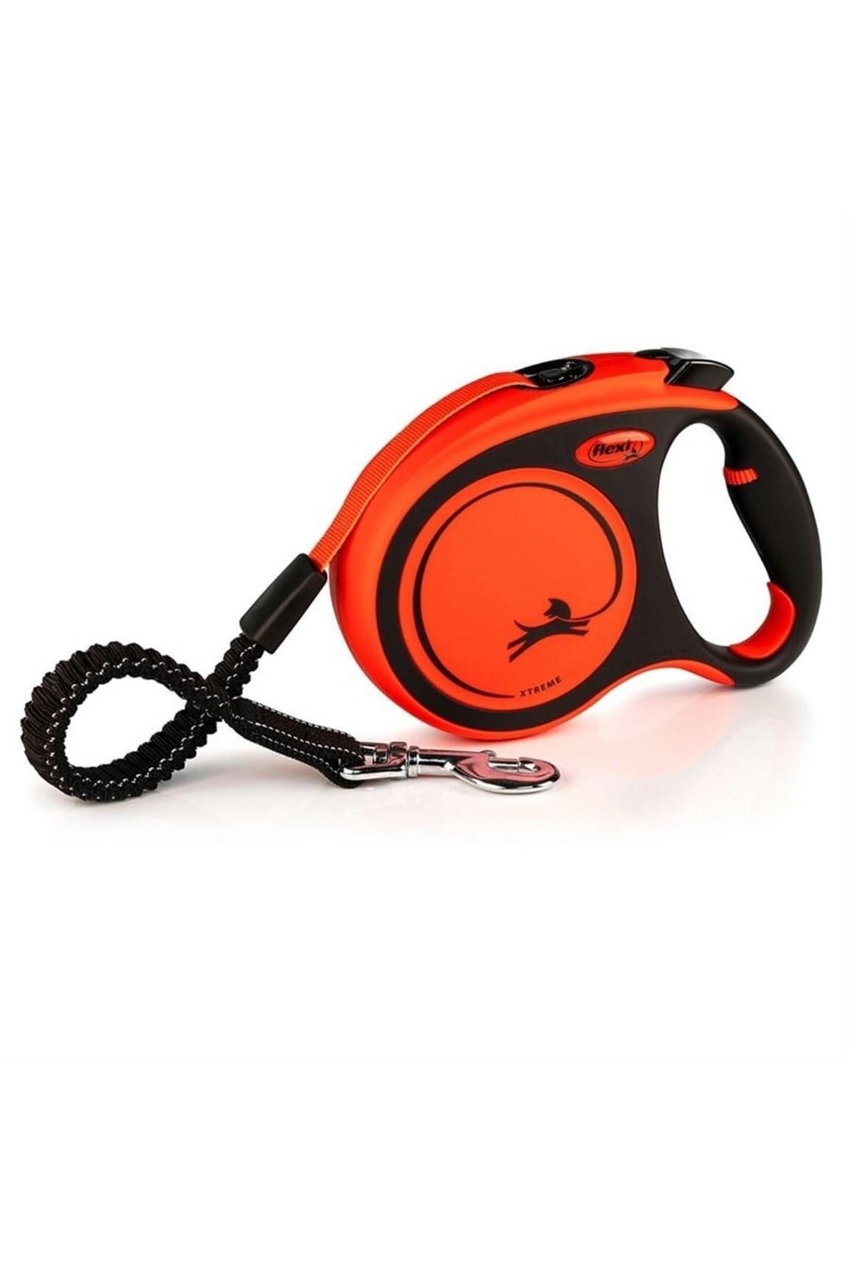 Flexi Xtreme 5mt Otomatik Şerit Köpek Gezdirme Orange Small