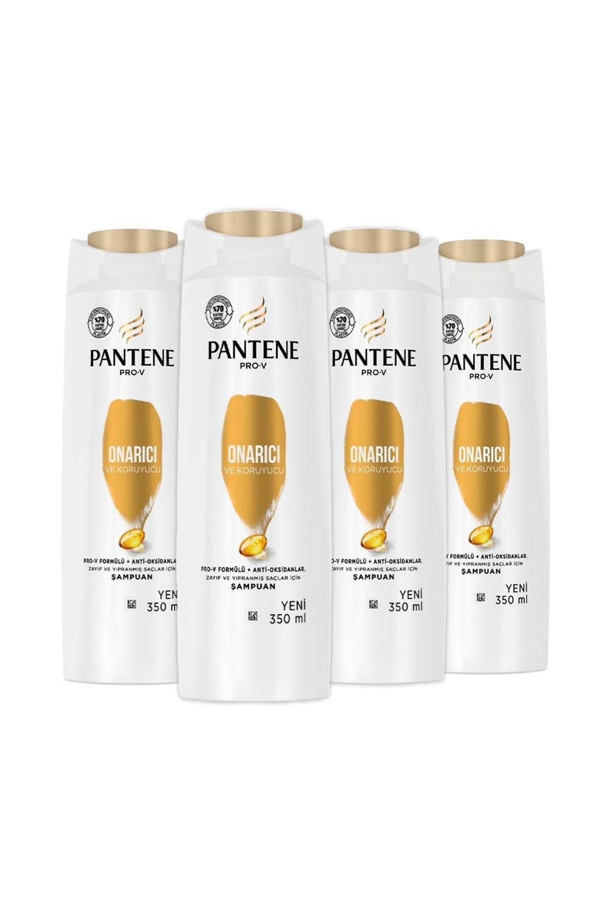 Pantene Şampuan Pro-v Onarıcı Ve Koruyucu 350 ml X 4