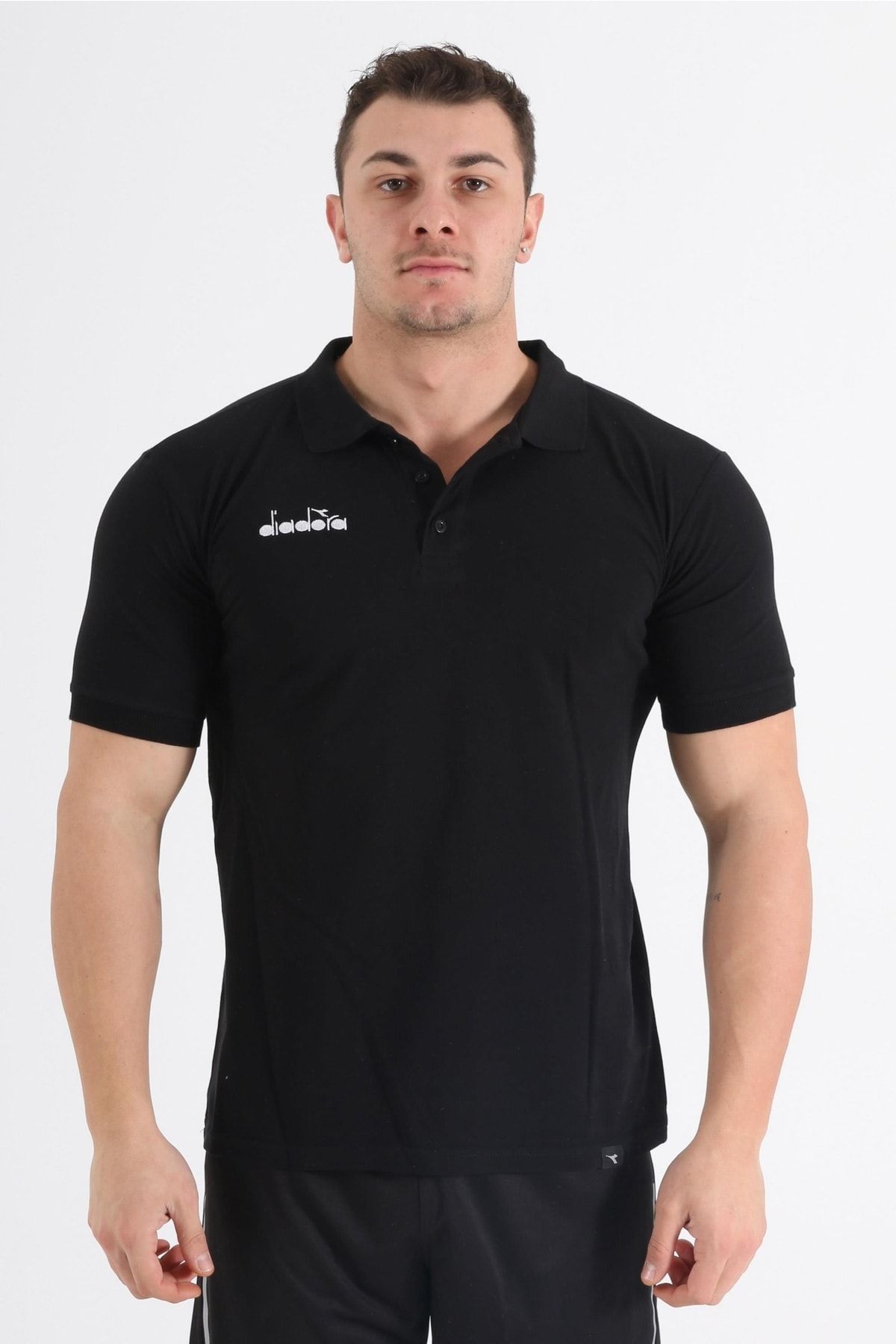 Diadora Liv Kamp Polo T-shirt Siyah