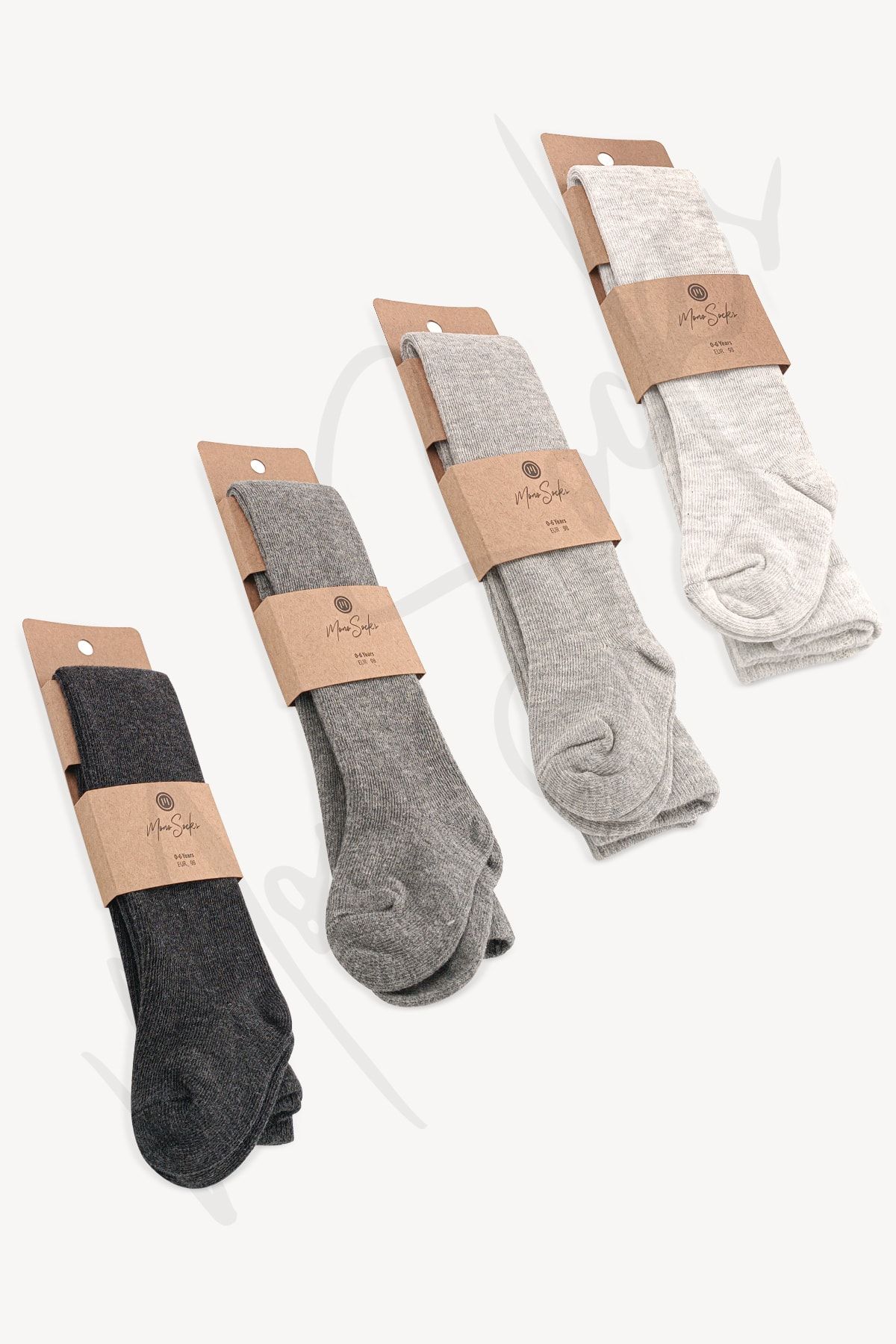 Mono Socks 4'lü Külotlu Çocuk Çorap