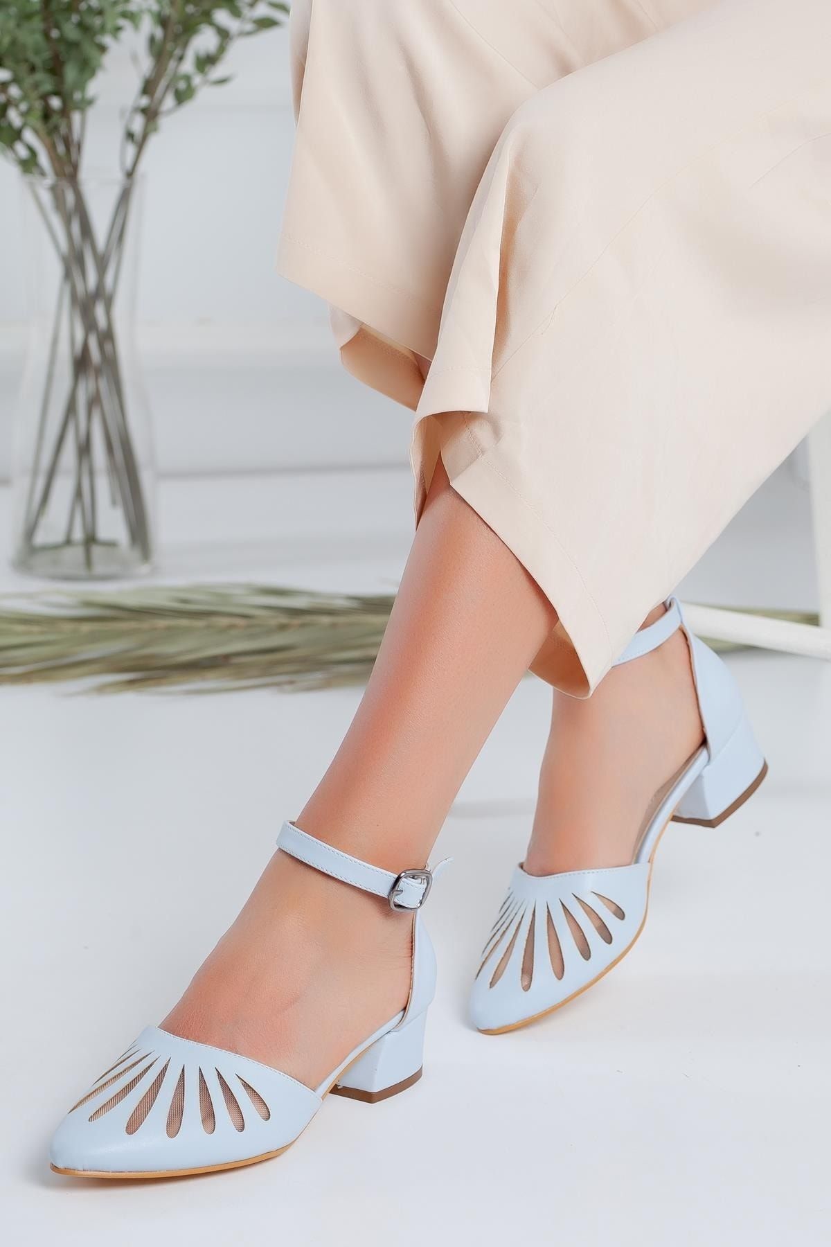 Moda Eleysa Chica Süet Topuklu Ayakkabı