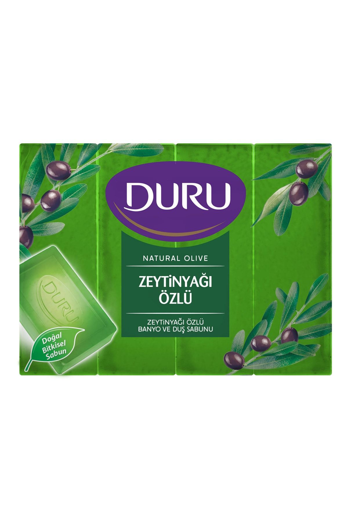 Duru Natural Olive Zeytinyağlı 4x150 G ( 3 Paket)