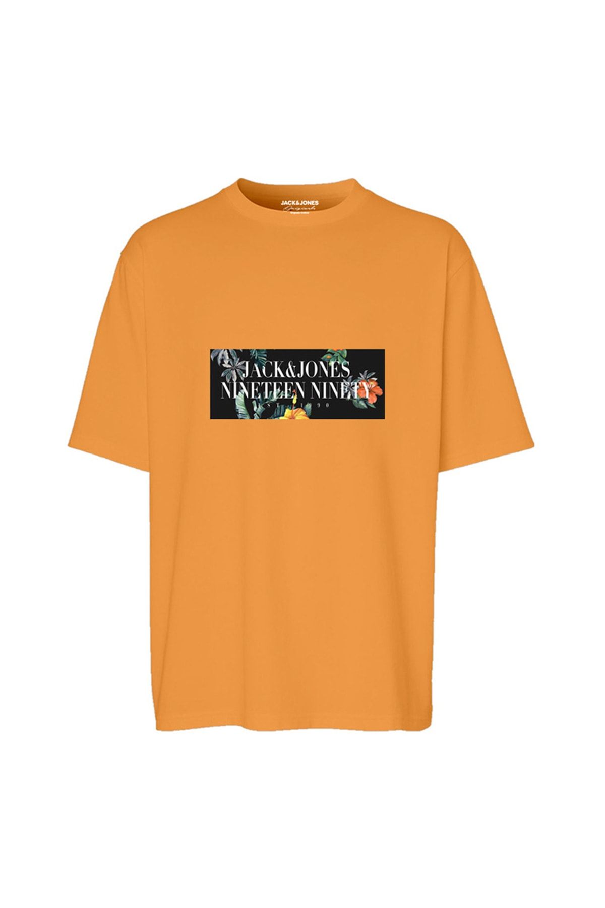 Jack & Jones Desenli Turuncu Erkek Çocuk T-shirt 12230822