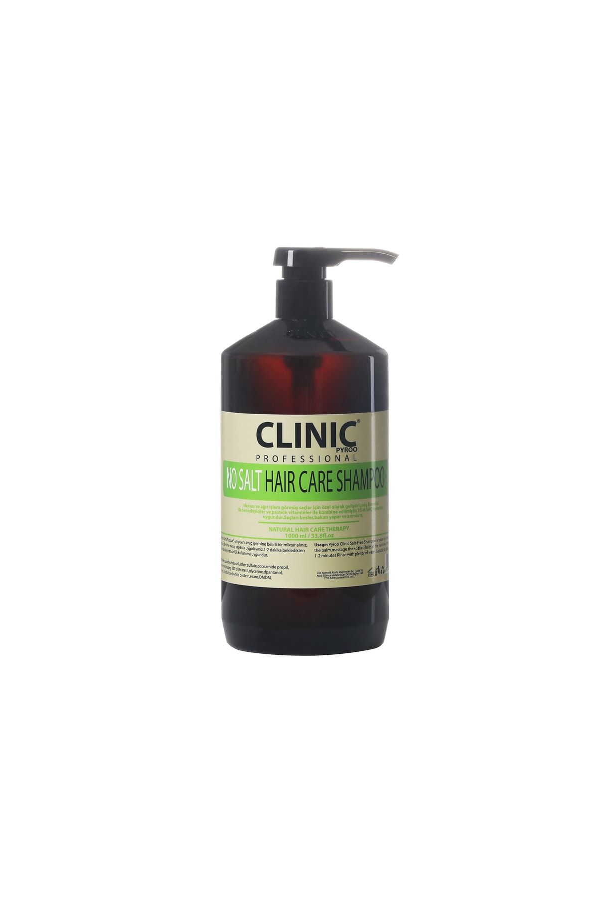 CLINIC PYROO Tuzsuz Şampuan (1000 ML)