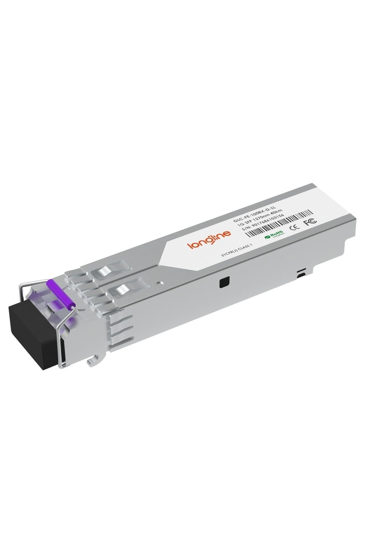 Longline Glc-fe-100bx-d-ll Compatible 100base-bx-d Sfp Transceiver
