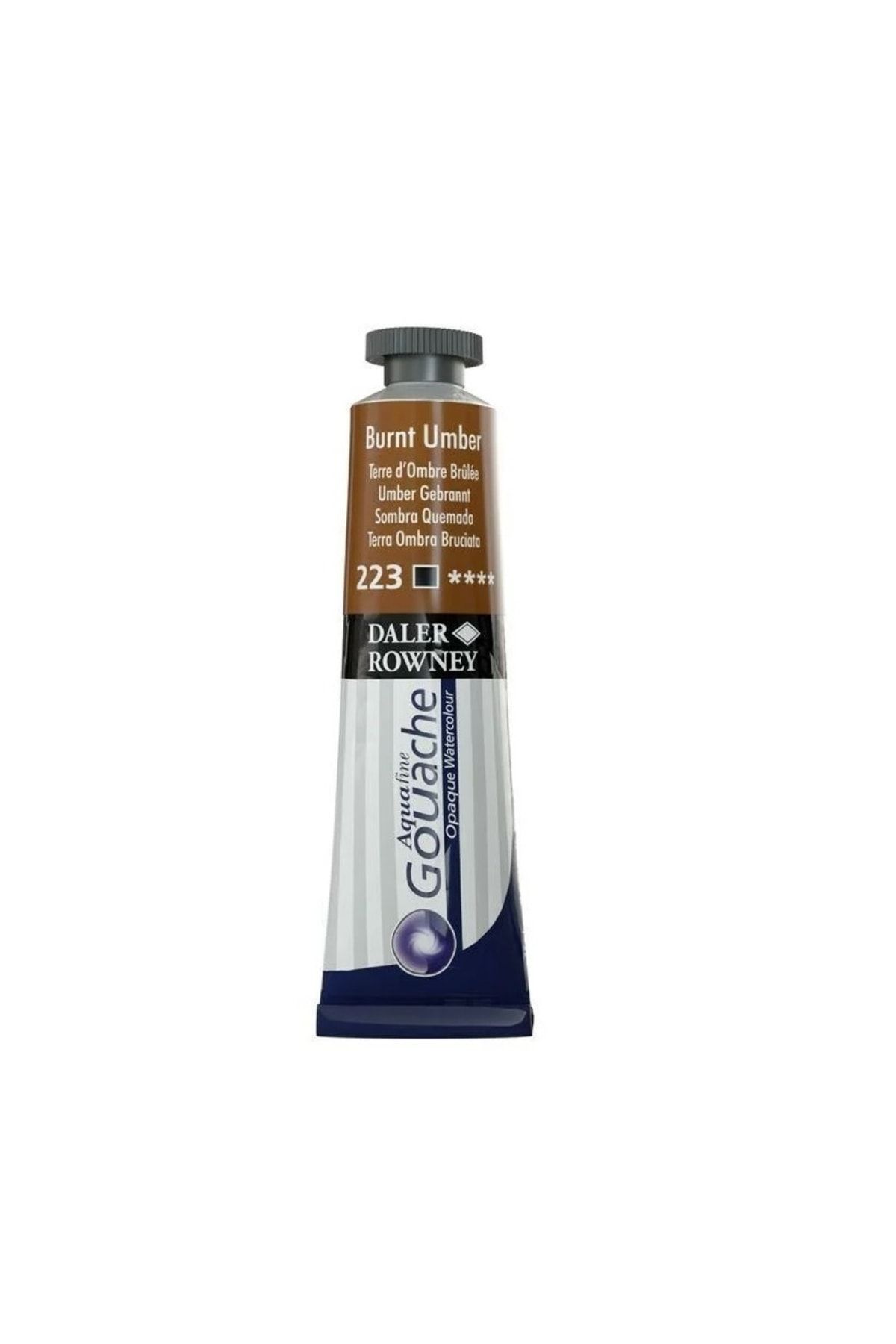 Daler Rowney Aquafine Guaj Boya Tüp 15ml 223 Burnt Umber