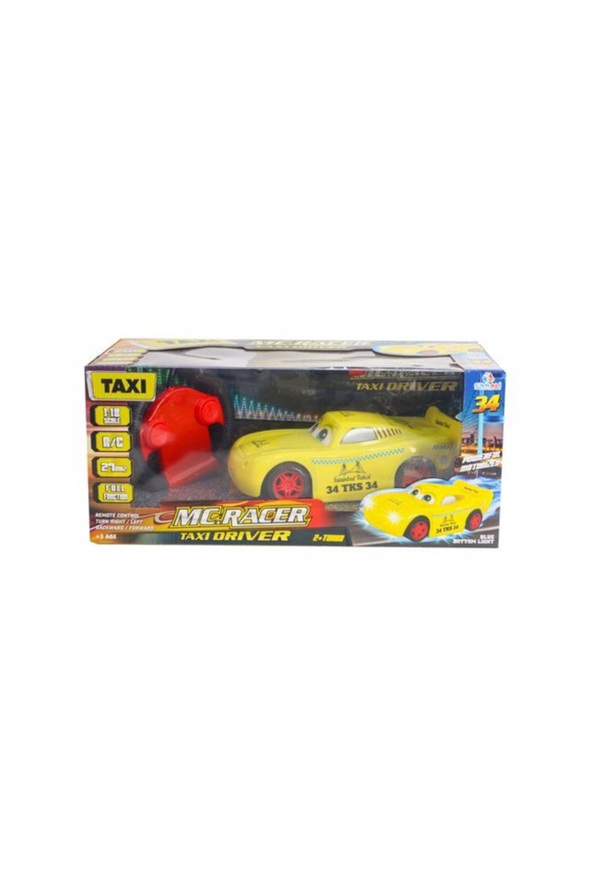 Can Ali Toys Kumandalı Mc Racer Taksi Arabası