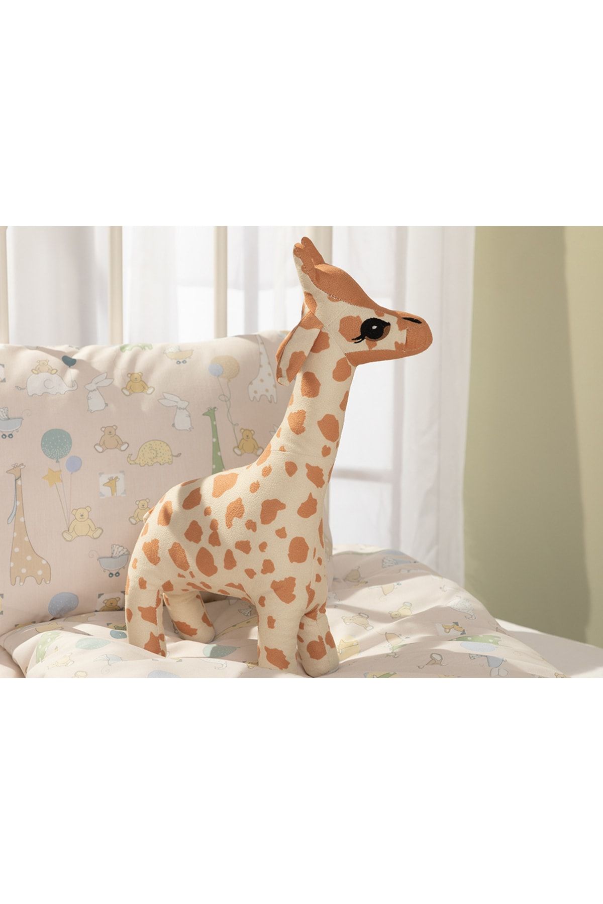 English Home Mini Giraffe Dekoratif Kırlent 40x20 Cm Bej