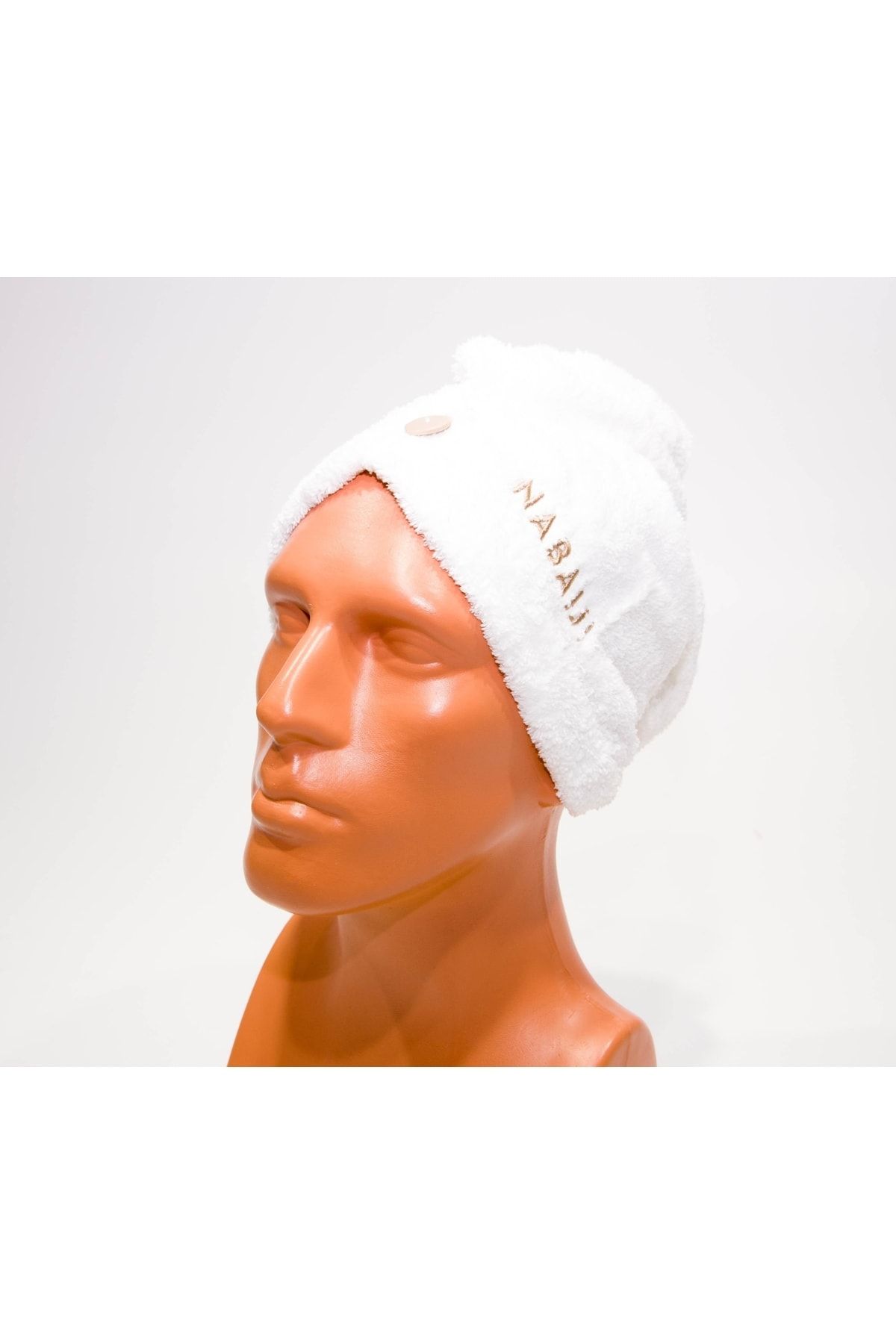 Decathlon Mikrofiber Saç - Baş Havlusu - Beyaz Nabaiji Meridyendukkan