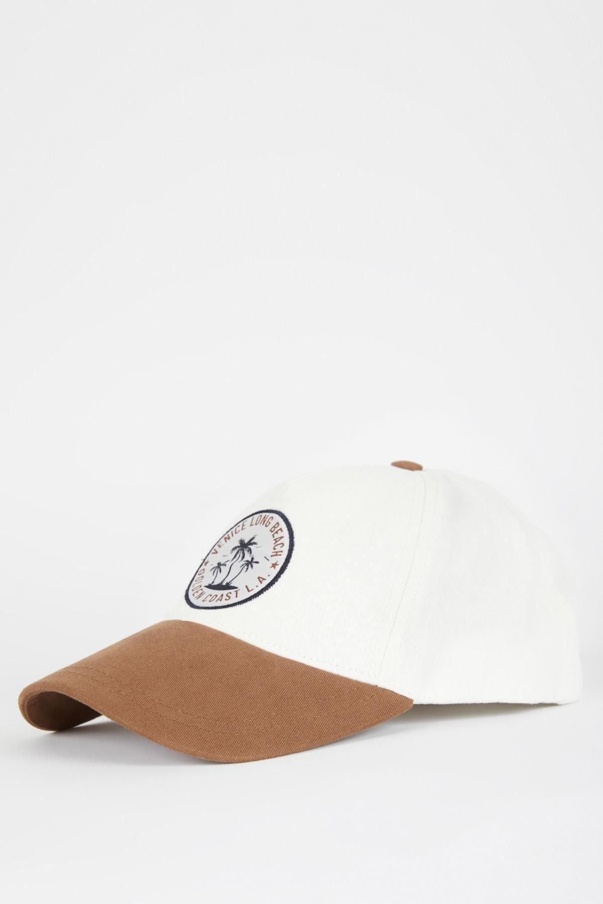 Defacto Erkek Renk Bloklu Pamuklu Cap Şapka