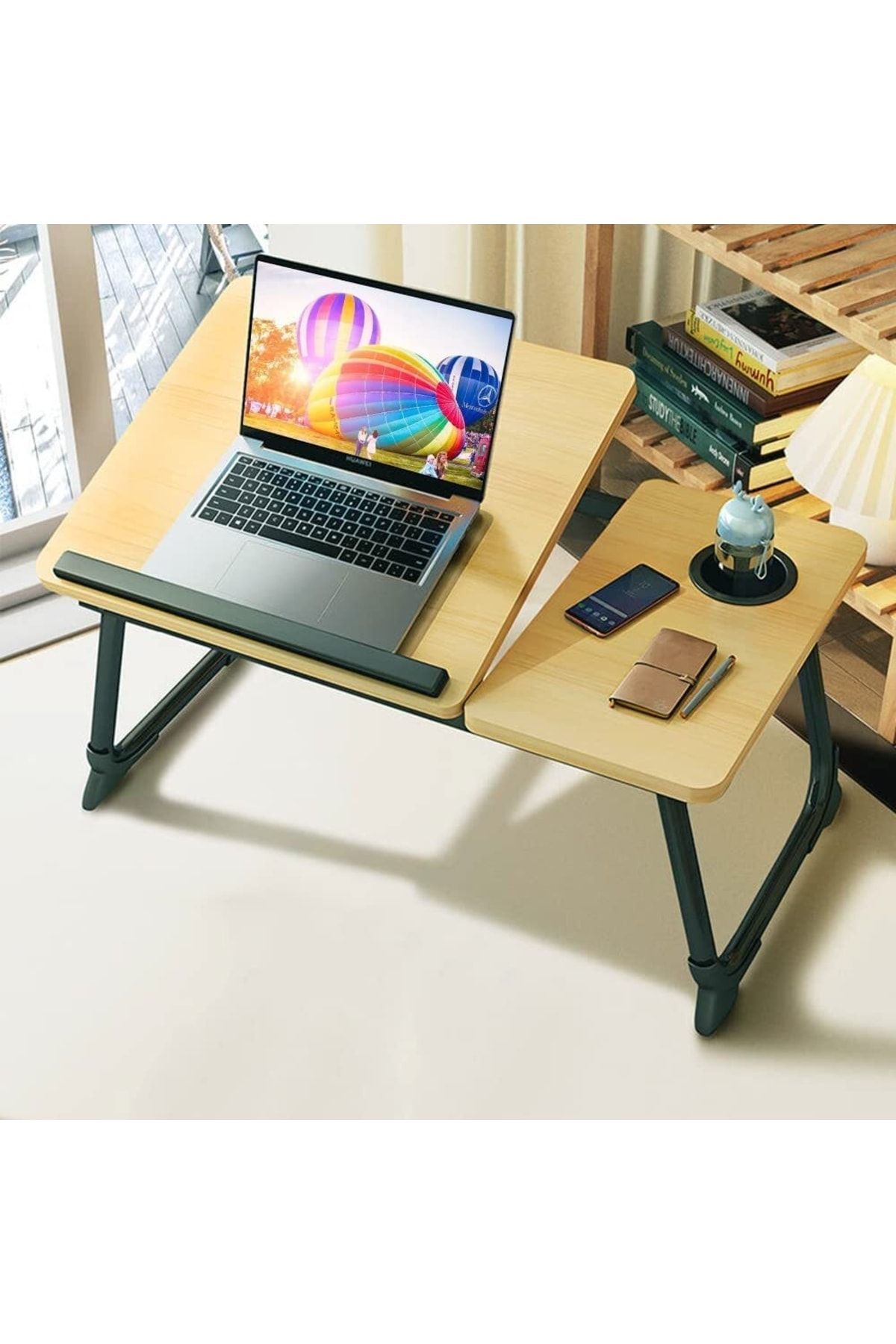 miletus Laptop Standı Yükseltilebilir Ders Çalışma Masası Çocuk Çalışma Sehpası Yatak Sehpası Ders Masası Yk