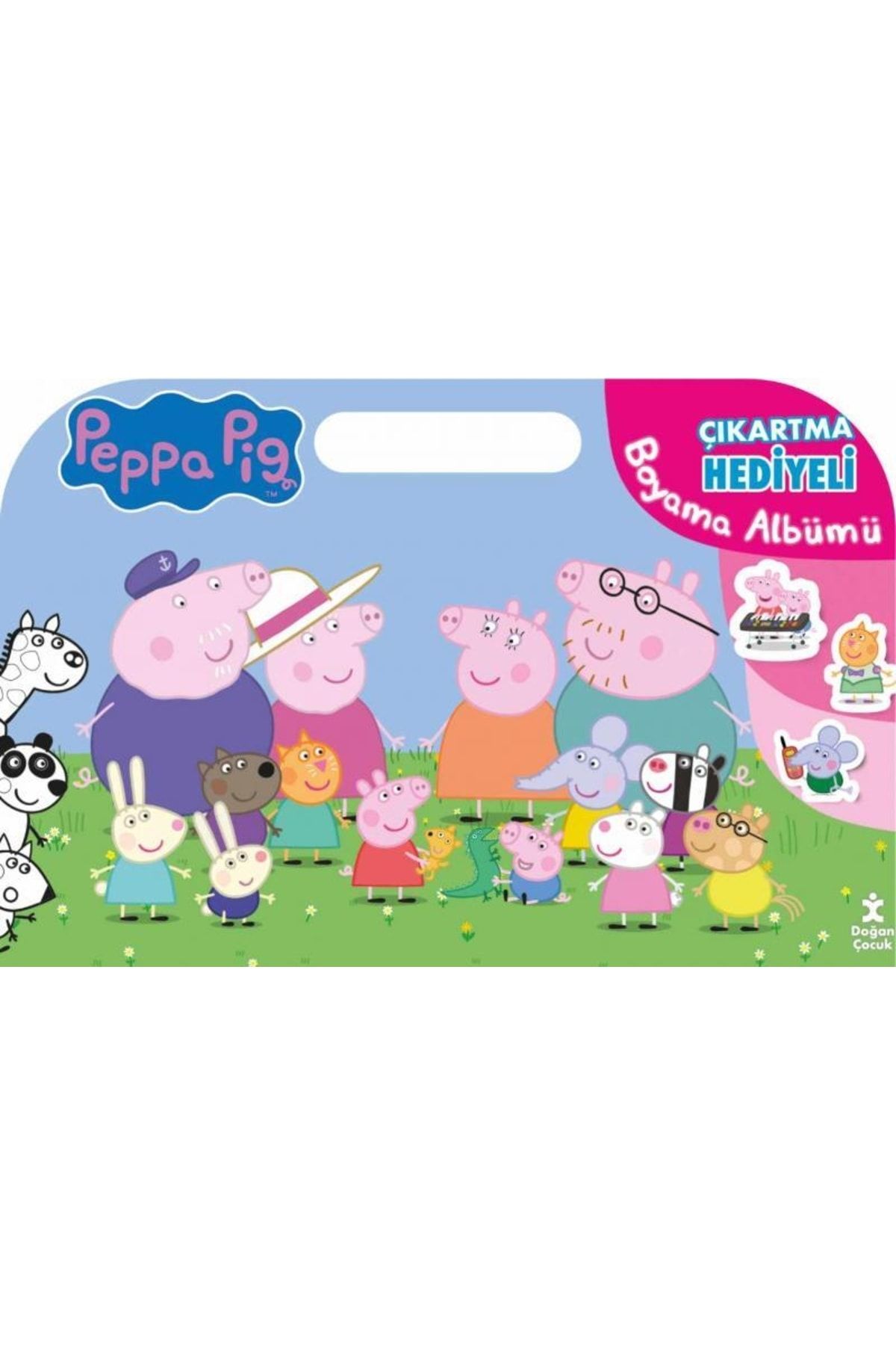 Doğan Egmont Peppa Pig Çıkartma Hediyeli Boyama Albümü