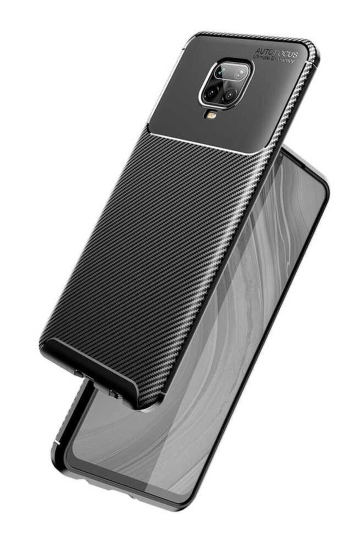 Telefon Aksesuarları Xiaomi Xiaomi Redmi Note 9s/9 Pro Silikon Kılıf Siyah