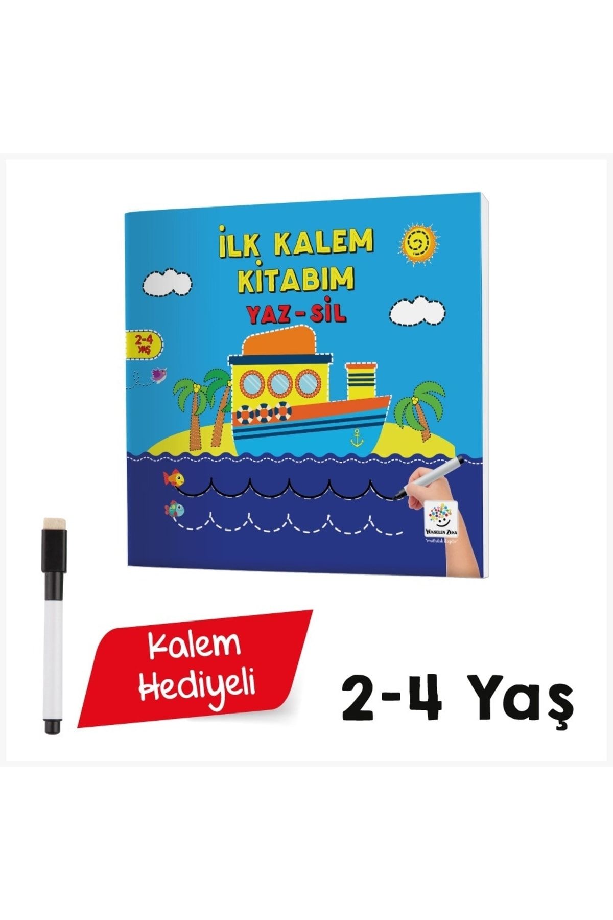 Yükselen Zeka Yayınları Mucit Karınca Yaz Sil Serisi Ilk Kalem Kitabım