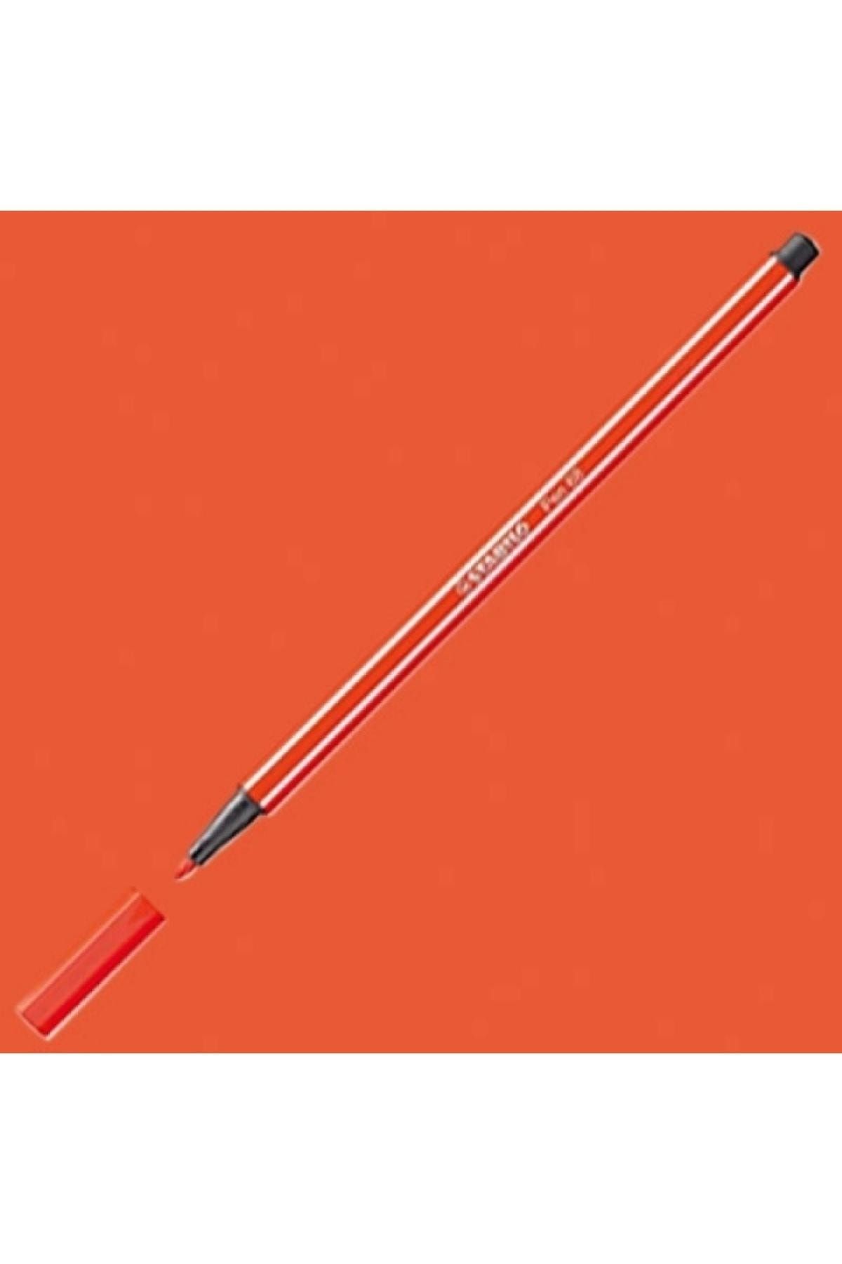 Stabilo Pen 68 Keçe Uçlu Boya Kalemi Kan Kırmızısı