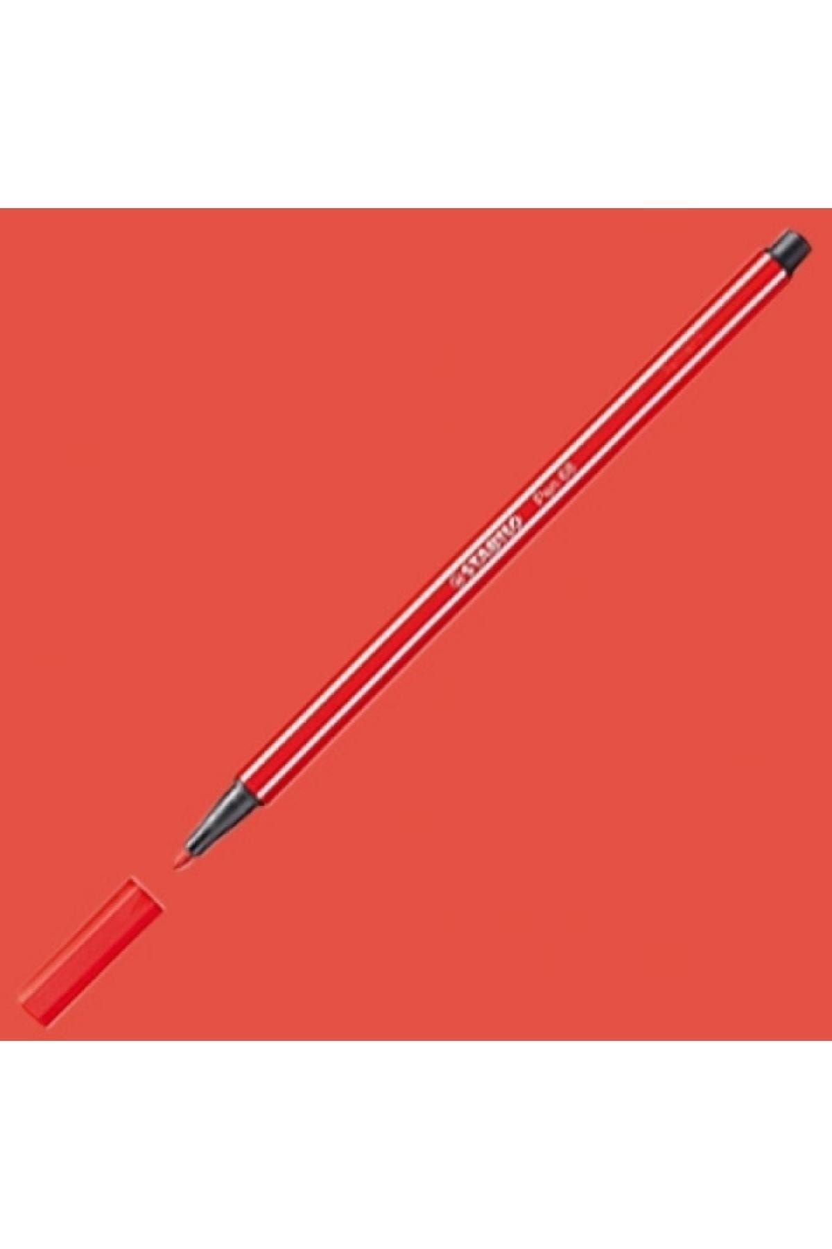 Stabilo Pen 68 Keçe Uçlu Boya Kalemi Kızıl