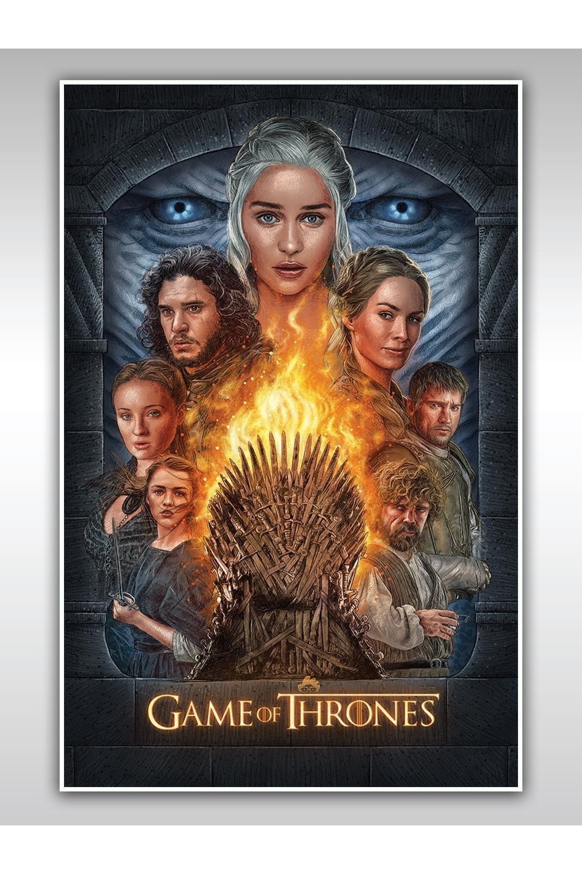 Saturn Game Of Thrones Poster 40x60cm Taht Oyunları Afiş - Kalın Poster Kağıdı Dijital Baskı