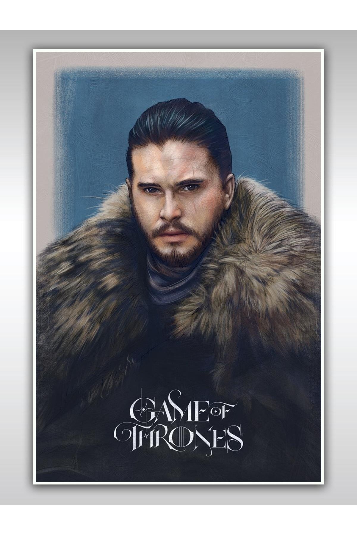 Saturn Game Of Thrones Poster 40x60cm Jon Snow Afiş - Kalın Poster Kağıdı Dijital Baskı