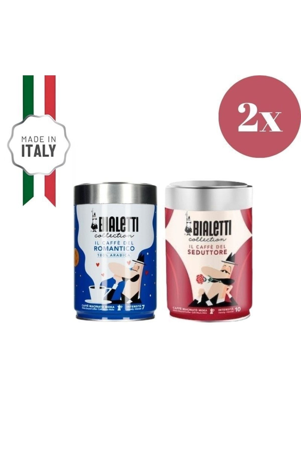 Bialetti Seduttore - Romantico Öğütülmüş Kahve 2x250g