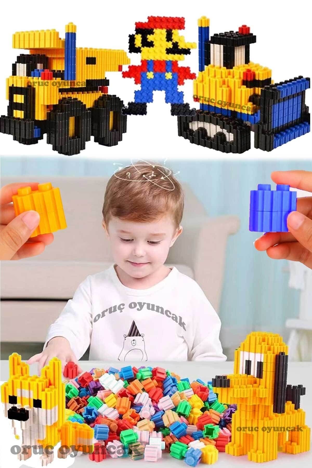 Oruç Oyuncak Tiktak Bloklar 600 Parça Eğitici Ve Çıt Çıt Oyuncak Eğitici Tik Tak Bloklar Lego Tiktak