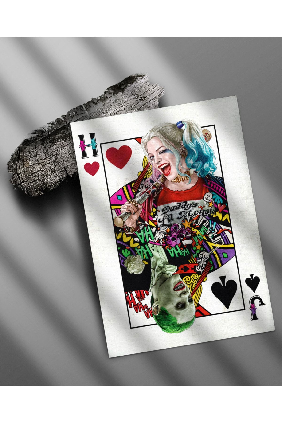 Denizposter Joker, Harley Quinn, Film Afişleri, Film Posteri, Film Kapak, Küçük Poster, Genç Odası Poster, 35x50