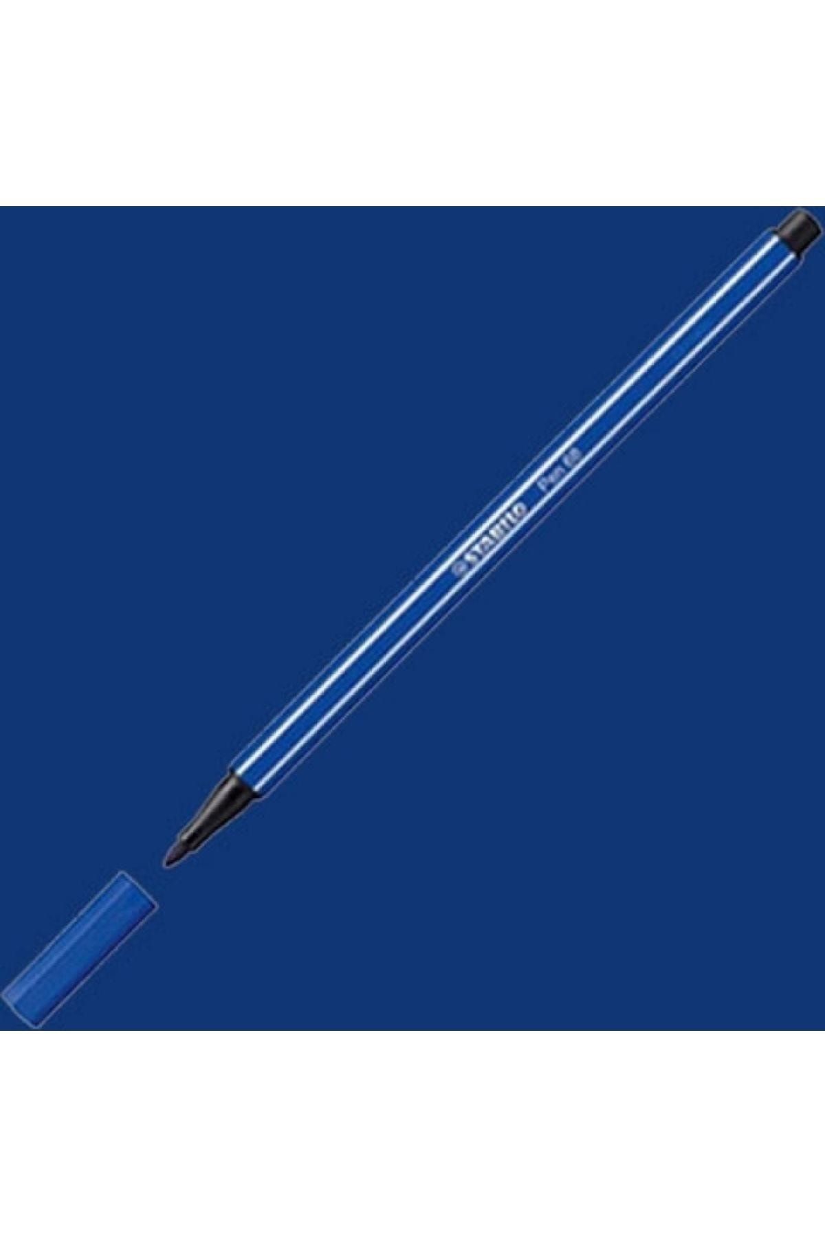 Stabilo Pen 68 Keçe Uçlu Boya Kalemi Koyu Mavi