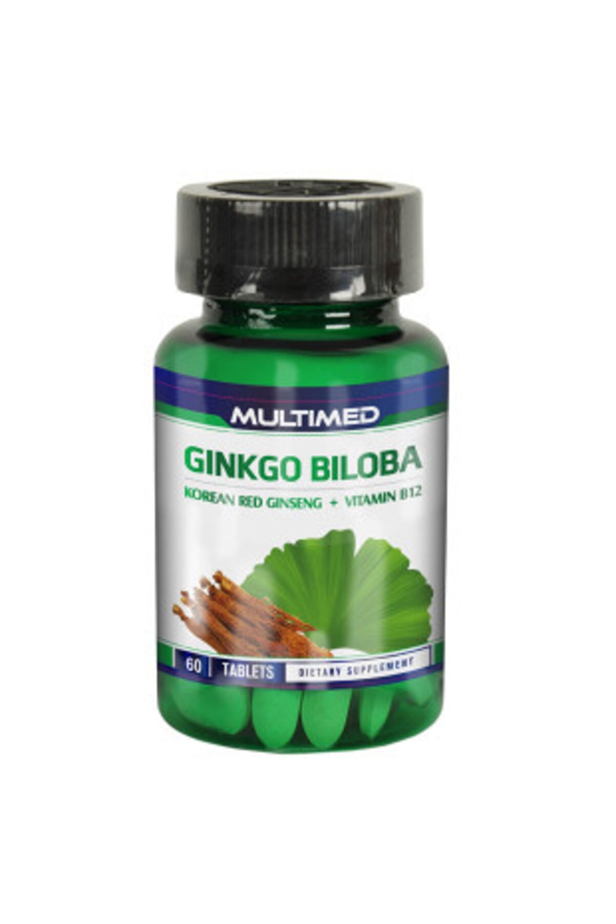 Multimed Ginkgo Biloba Kırmızı Kore Ginsengi B12 Vitamin 60 Tablet ...