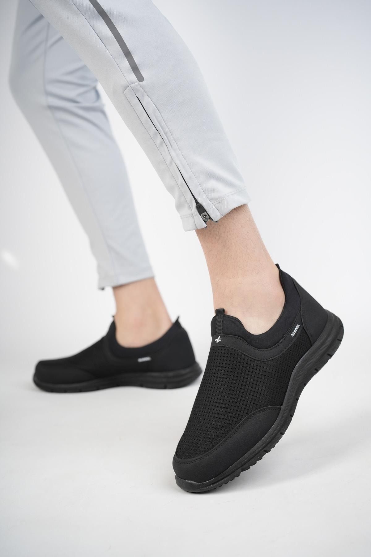 Muggo Star Garantili Unisex Ortopedik Bağcıksız Nefes Alabilen Hafif Yürüyüş Sneaker Spor Ayakkabı