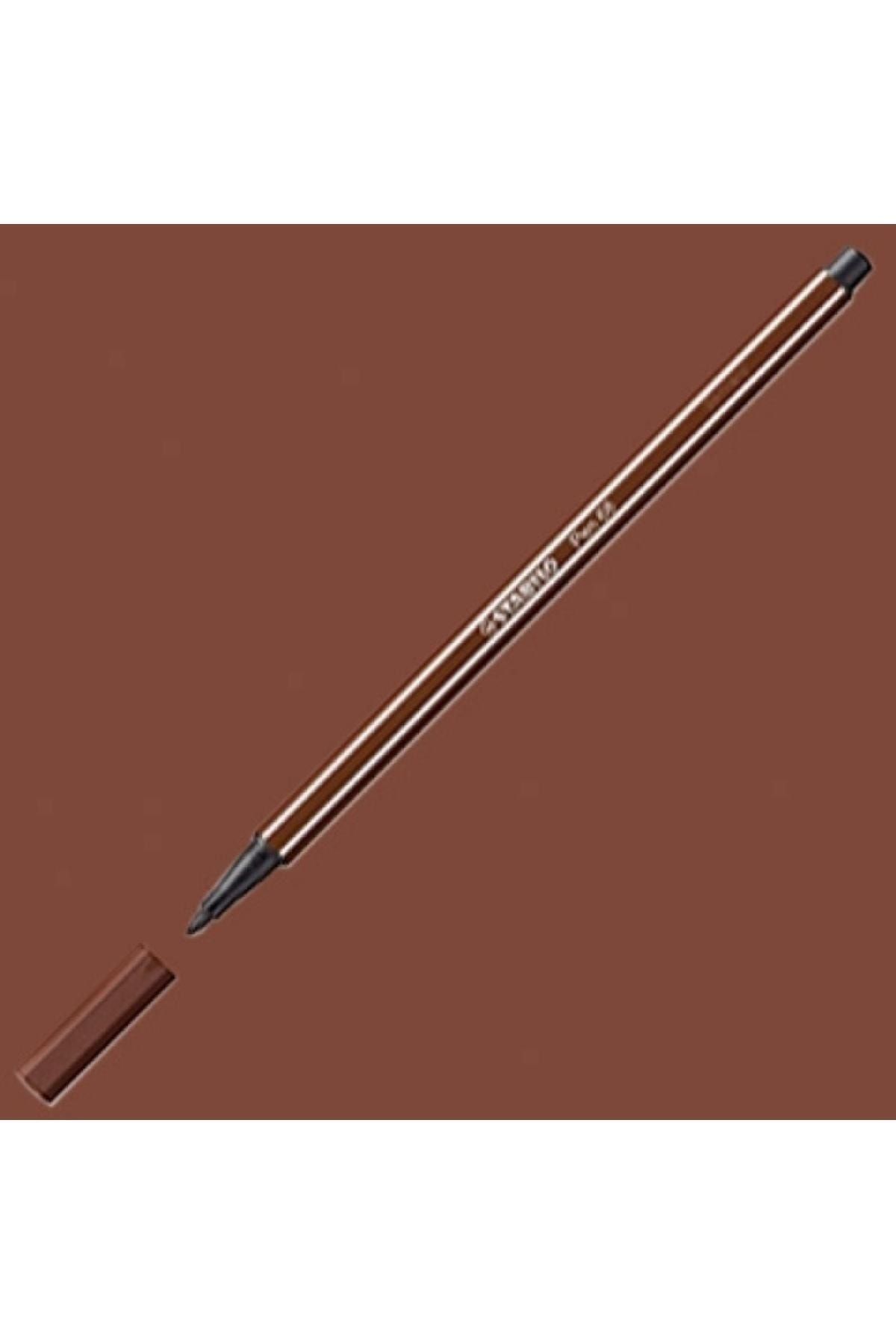 Stabilo Pen 68 Keçe Uçlu Boya Kalemi Kahverengi
