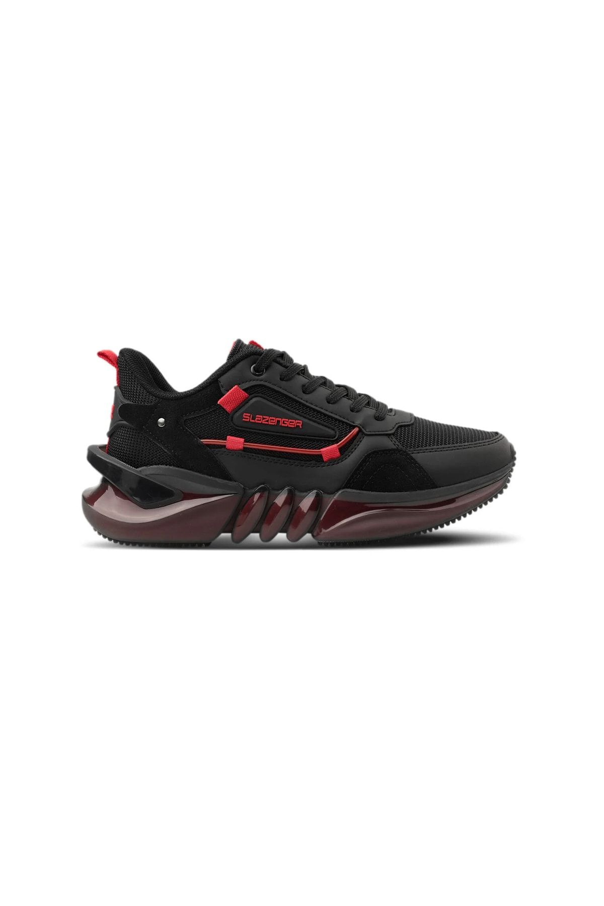 Slazenger Sa13re023-506 Zenon Erkek Spor Ayakkabı Siyah/kırmızı