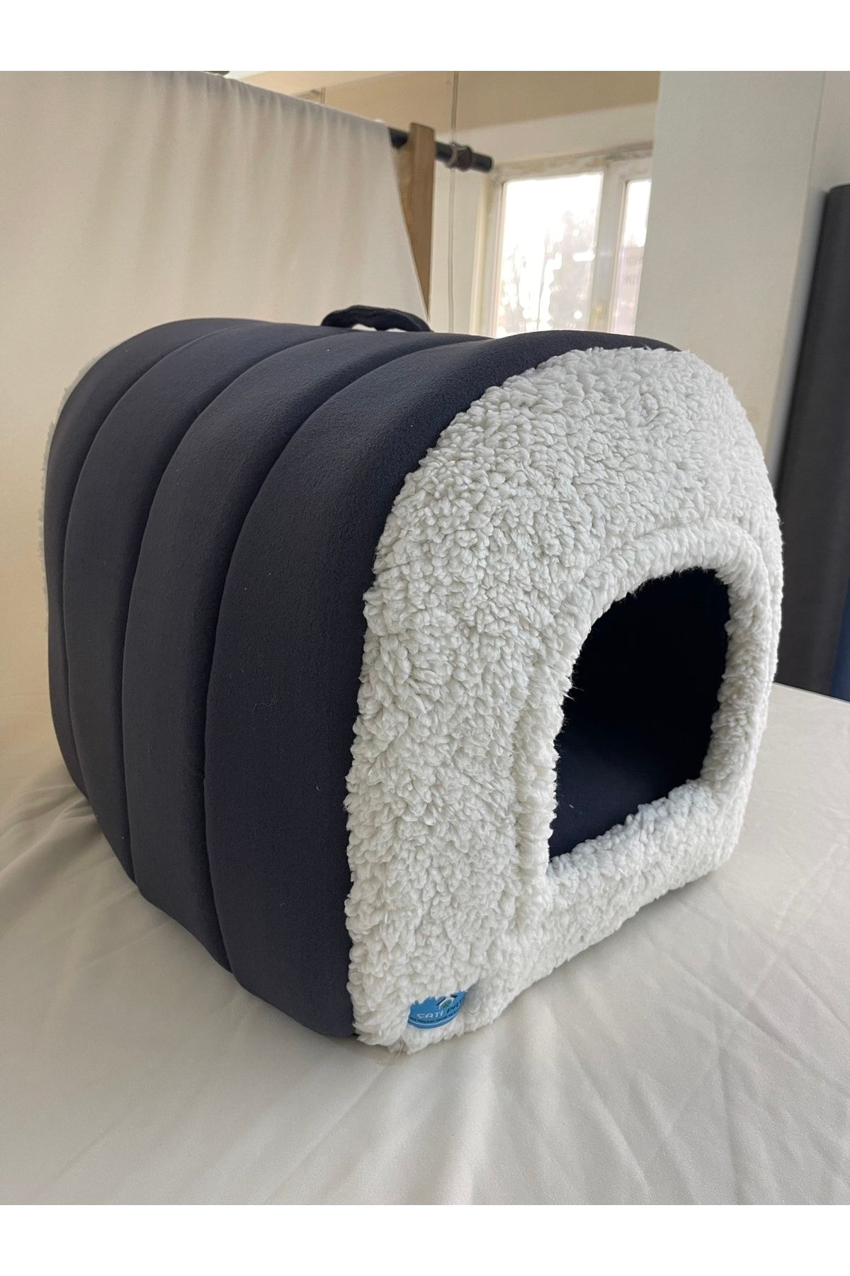 GİSSEN Kedi Köpek Ev Kedi Yatağı Peluş Yatak Geniş Kedi Yatağı
