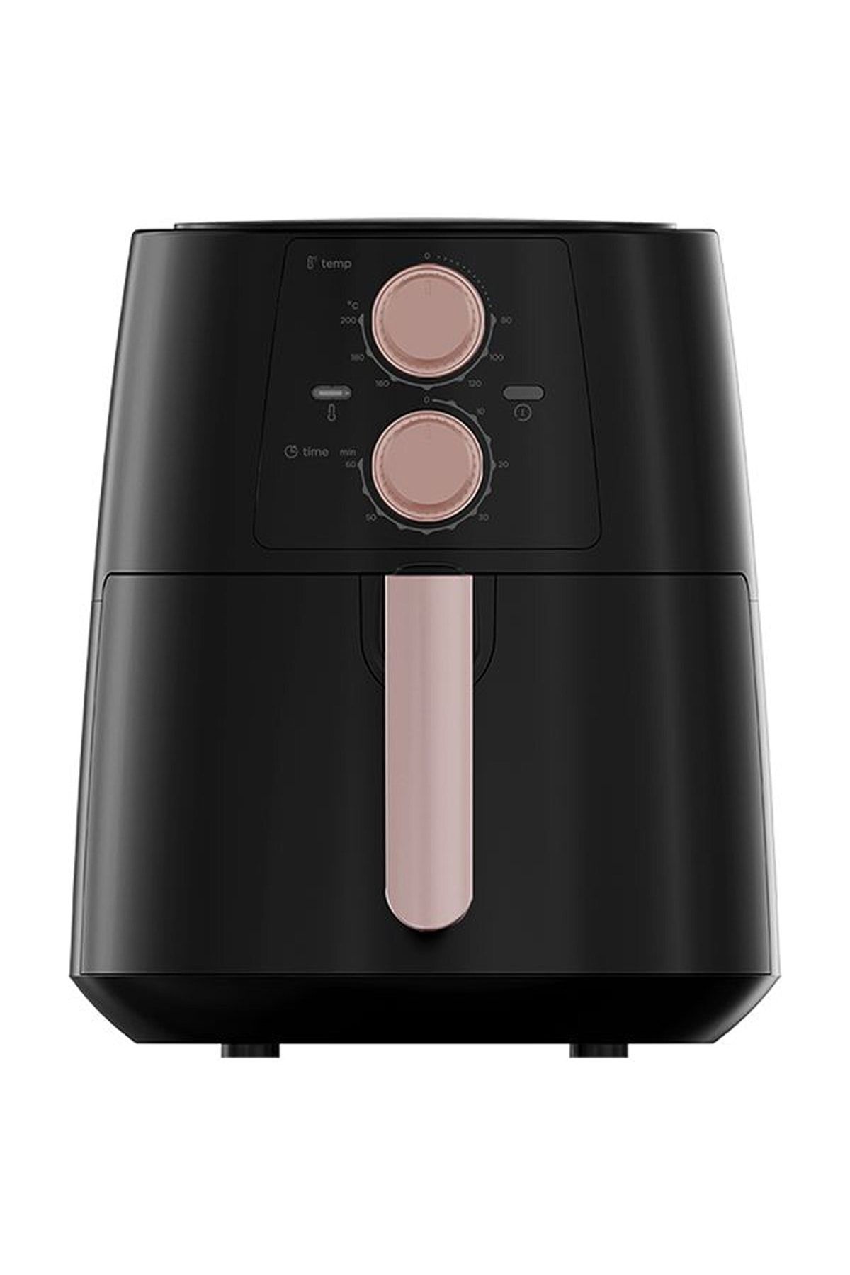 Luxell 5,5 Lt Fastfryer Siyah-rose Hava Fritözü 3 Yıl Garantili