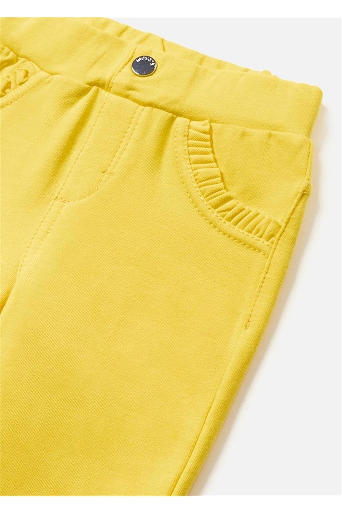 Mayoral Kız Bebek Basic Pantolon Sarı 550