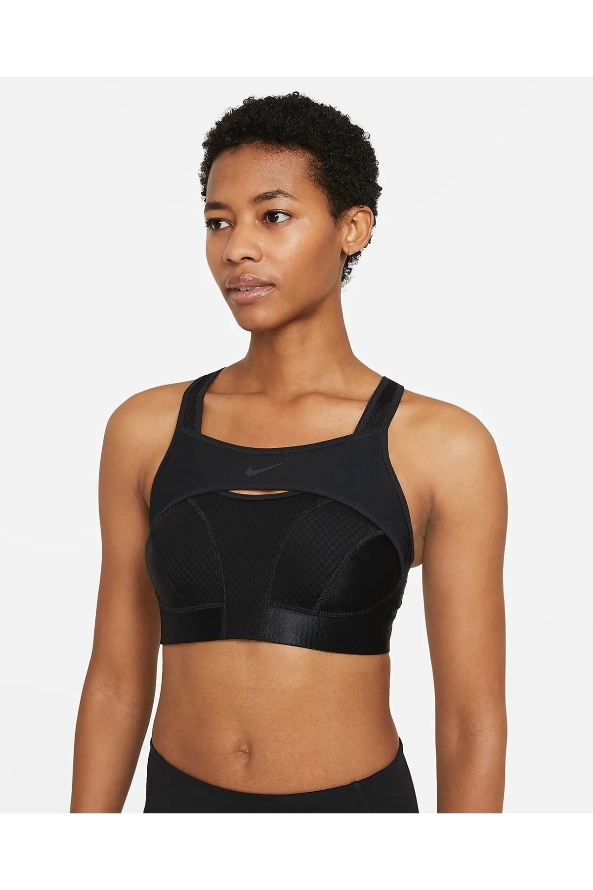 Nike Alpha Ultrabreathe Bra Kadın Siyah Antrenman Sporcu Sütyeni